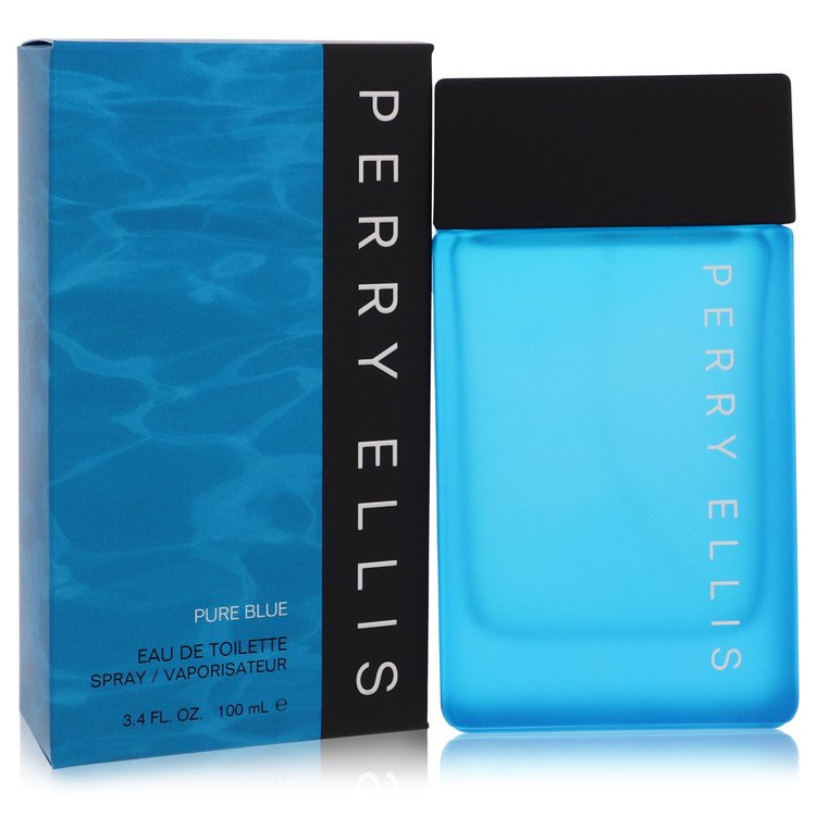 Perry Ellis Pure Blue by Perry Ellis Eau De Toilette Spray 3.4 oz Perry Ellis Pure Blue by Perry Ellis Eau De Toilette Spray 3.4 oz